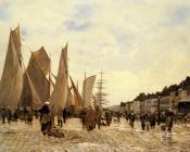 希波吕忒 卡米尔 迪莱 : The Docks at Dieppe